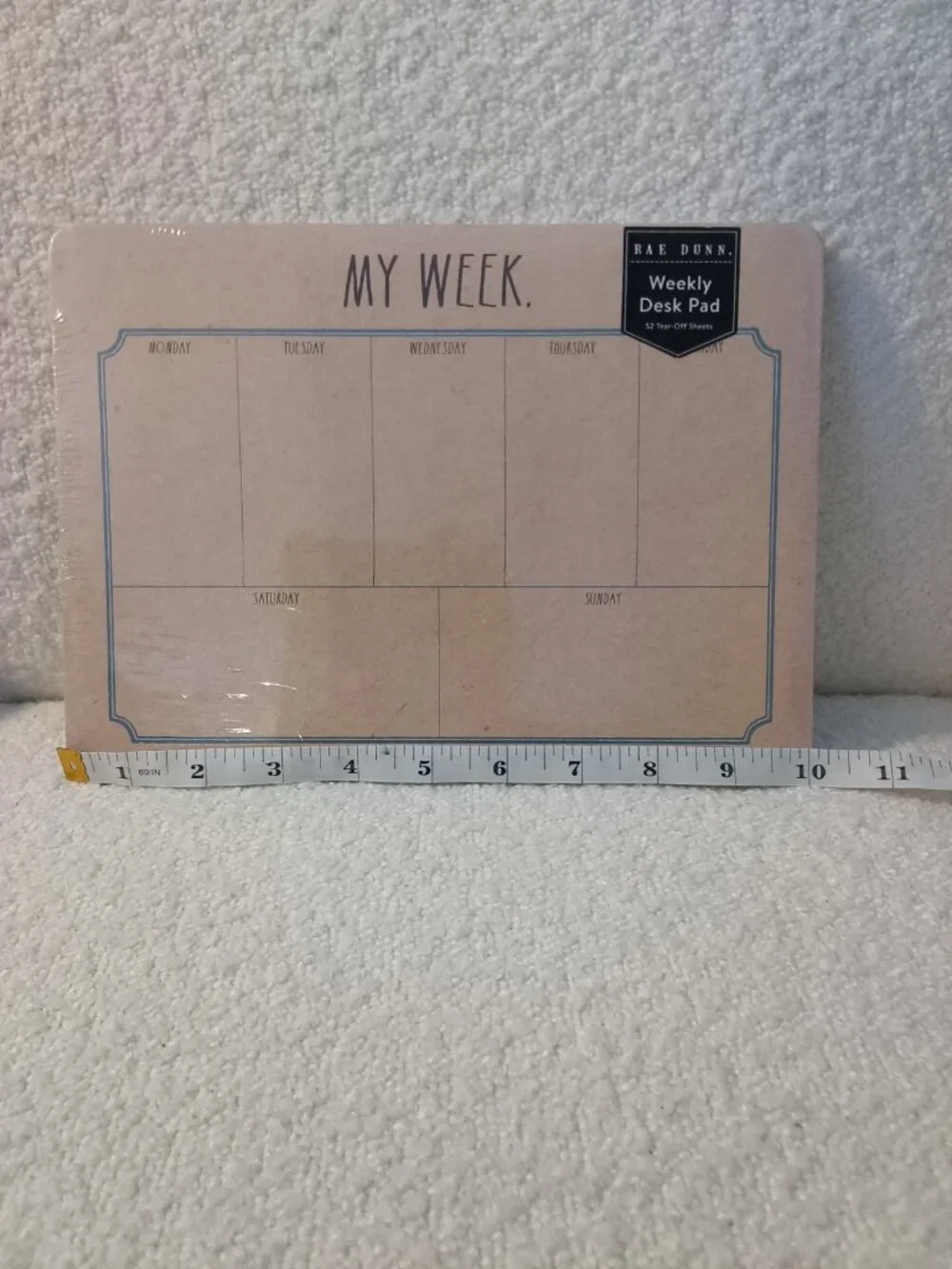 Rae Dunn Weekly Desk Planning Pad New In Package